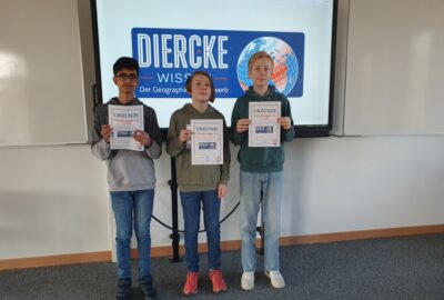 Gewinner beim Diercke-WISSEN-Schulentscheid