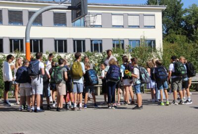 Gymnasium Neu Wulmstorf in den Anfangsjahren um 1971