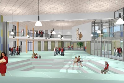 Gymnasium Neu Wulmstorf in den Anfangsjahren um 1971
