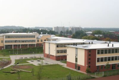 Gymnasium Neu Wulmstorf in den Anfangsjahren um 1971